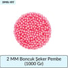 2 Mm Boncuk Şeker Pembe   (1000 Gr)