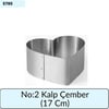 2 No Kalp Çember   (17 CM)