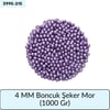 4 Mm Boncuk Şeker Mor   (1000 Gr)
