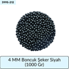 4 Mm Boncuk Şeker Siyah   (1000 Gr)