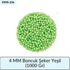 4 Mm Boncuk Şeker Yeşil   (1000 Gr)