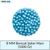 8 Mm Boncuk Şeker Mavi   (1000 Gr)
