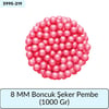 8 Mm Boncuk Şeker Pembe   (1000 Gr)