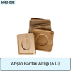 Ahşap Bardak Altlığı   (6 Lı)