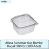 Alissa Sızdırmaz Kap Bombe Kapak 500 Cc (100 Adet)