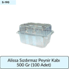 Alissa Sızdırmaz Peynir Kabı 500 Gr   (100 Adet)