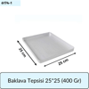 Baklava Tepsi 25 Cm * 25 Cm   (400 GR)