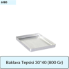 Baklava Tepsi 30 Cm * 40 Cm   (800 Gr)