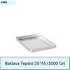Baklava Tepsi 35 Cm * 45 Cm   (1000 Gr)