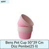 Bens Pet Cup 50*39 Cm Düz Pembe (25 Lİ)