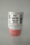 Bens Pet Cup 50*39 Cm Kırmızı Üstü Beyaz (25 Lİ)