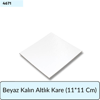 Beyaz Kalın Altlık Kare (11*11 Cm)