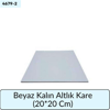 Beyaz Kalın Altlık Kare   (20*20 Cm)
