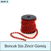 BONCUK SÜS ZİNCİR KIRMIZI