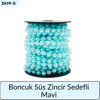 BONCUK SÜS ZİNCİR SEDEFLİ MAVİ