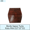 BORDO Sapsız TURTA KUTU MİNİ (12*12*11)