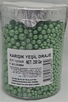 Cakepops Boncuk Karışık Yeşil  2-4-8 Mm  (250 Gr)