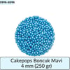 Cakepops Boncuk Mavi 4 Mm  (250 Gr)