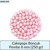 Cakepops Boncuk Pembe 8 Mm  (250 Gr)