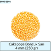 Cakepops Boncuk Sarı 4 Mm  (250 Gr)