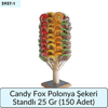 Candy Fox Polonya Şekeri Standlı 25 Gr  (150 Adet)