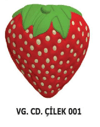 CHOCO DECOR VG CD ÇİLEK 001     (168 ADET)