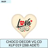 CHOCO DECOR VG CD KLP 019     (288 ADET)