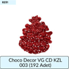 CHOCO DECOR VG CD KZL 003     (192 ADET)