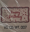 CHOCO DECOR VG CD WT 007     (100 ADET)