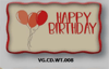 CHOCO DECOR VG CD WT 008     (100 ADET)