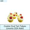 Cookie Oval Tart Tabanı Limonlu   (324 Adet)