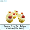 Cookie Oval Tart Tabanı Vanilyalı   (324 Adet)