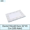 Dantel Mendil Kare 32*45 Cm (100 Adet)