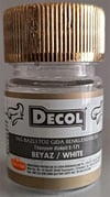 Decol Beyaz Yağ Bazlı Lake Toz Gıda Boya   (7 GR)