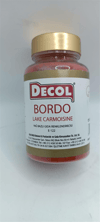 Decol Bordo Yağ Bazlı Lake Toz Gıda Boyası (25 GR)