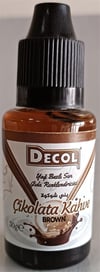 Decol Kahverengi Yağ Bazlı Sıvı Gıda Boyası (30 GR
