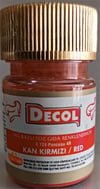 Decol Kırmızı Yağ Bazlı Lake Toz Gıda Boya  (7 GR)