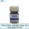 Decol Mor Yağ Bazlı Lake Toz Gıda Boyası   (7 GR)