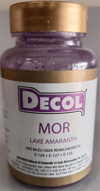 Decol Mor Yağ Bazlı Lake Toz Gıda Boyası   (25 GR)