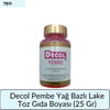 Decol Pembe Yağ Bazlı Lake Toz Gıda Boyası (25 GR)