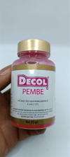 Decol Pembe Yağ Bazlı Lake Toz Gıda Boyası (25 GR)