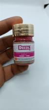 Decol Pembe Yağ Bazlı Lake Toz Gıda Boyası  (7 GR)