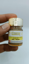 Decol Sarı Yağ Bazlı Lake Toz Gıda Boyası   (7 GR)