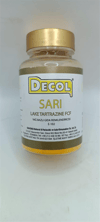 Decol Sarı Yağ Bazlı Lake Toz Gıda Boyası  (25 GR)