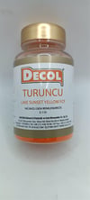 Decol Turuncu Yağ Bazlı Lake Toz Gıda Boya (25 GR)