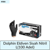 Dolphin Eldiven Siyah Nitril L   (100 Ad)