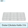 Dubai Çikolatası Kalıbı 3 lü