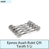 Epınox Ayarlı Rulet Çift Taraflı 5 li