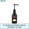 Fo Profesyonel Barsos Beyaz Çikolatalı   (2,5 Kg)