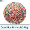 Granül Renkli     (25 Kg lık Çuval)